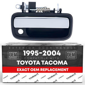 T1A front passenger door handle front view showing precise OEM fit