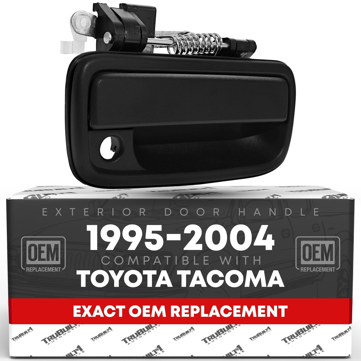 T1A front passenger handle front view showing exact OEM fit and clean finish