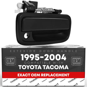 T1A front passenger handle front view showing exact OEM fit and clean finish
