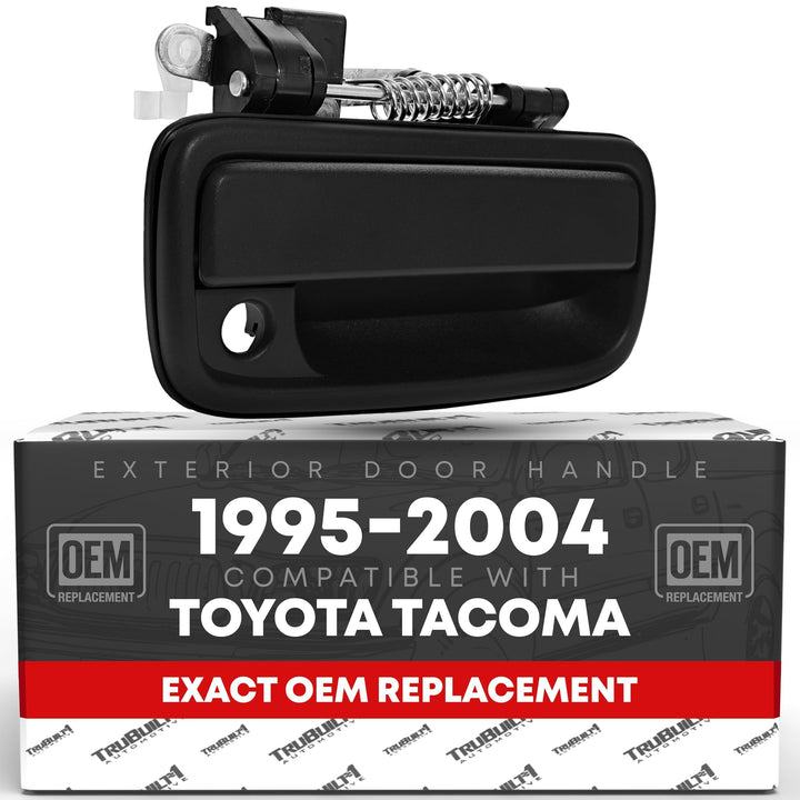 T1A front passenger handle front view showing exact OEM fit and clean finish