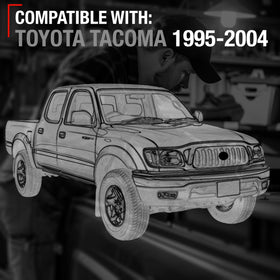 T1A handle installed on Tacoma demonstrating factory look and seamless match