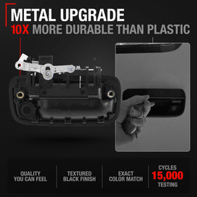 T1A handle installed on Tacoma demonstrating direct-fit replacement benefit