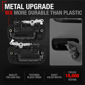 T1A handle keyhole detail illustrating precise lock alignment and secure fit