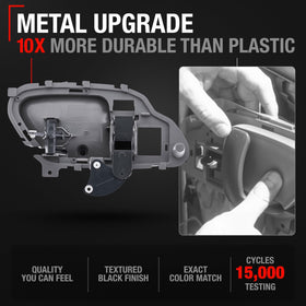 T1A handle installed in truck interior demonstrating correct fit and restored function
