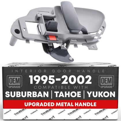 T1A metal passenger door handle front view showing fit and OEM styling benefit