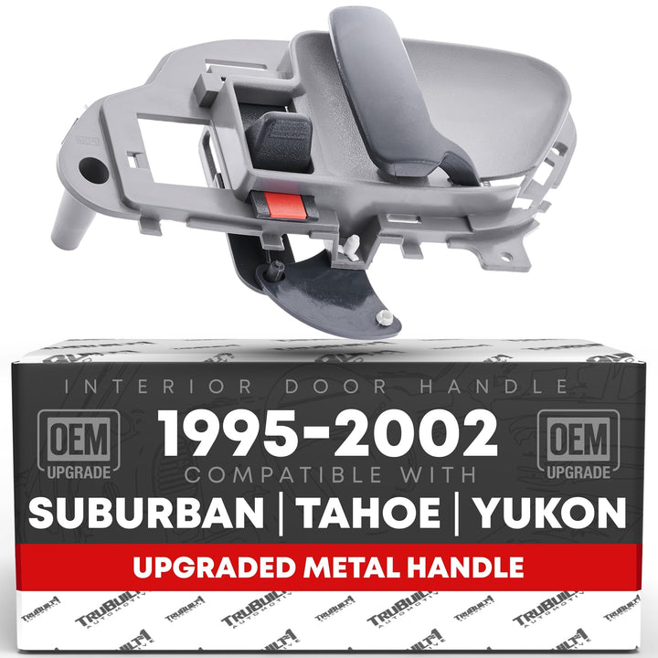 T1A metal passenger door handle front view showing fit and OEM styling benefit