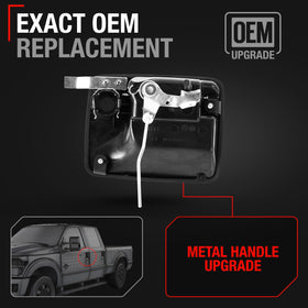 T1A metal lever detail inside handle showing durable internal mechanism