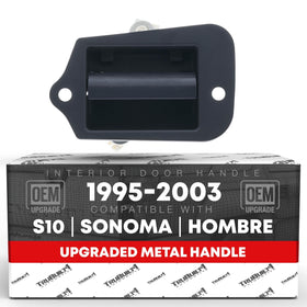 T1A rear driver handle front view showing clean OEM-style finish and exact fit