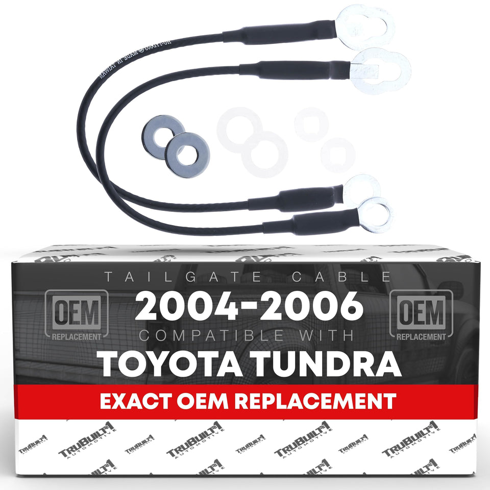 T1A front view of tailgate cable showing fit and ready to install for reliable support