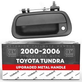 T1A tailgate handle front view showing fit and finish for easy replacement