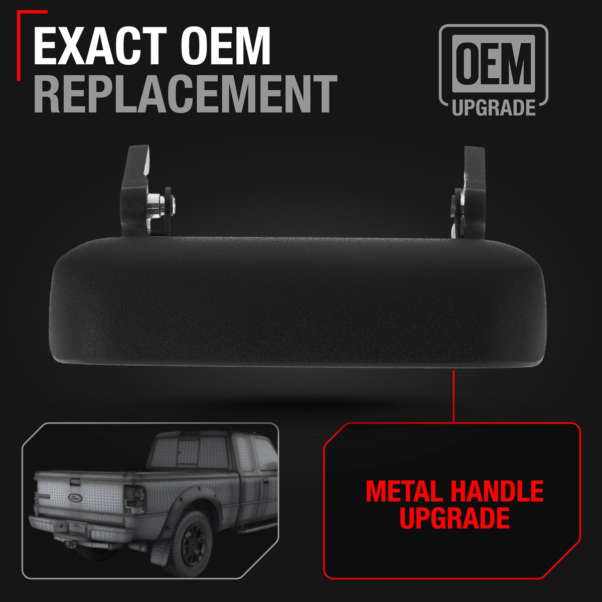 T1A handle installed on Ford Ranger demonstrating restored function benefit