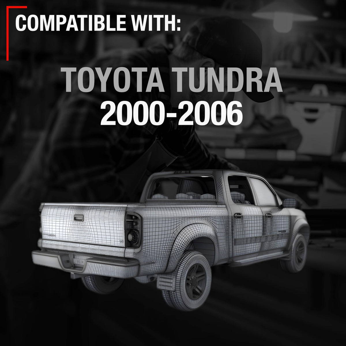 T1A handle installed on Toyota Tundra demonstrating factory fitment