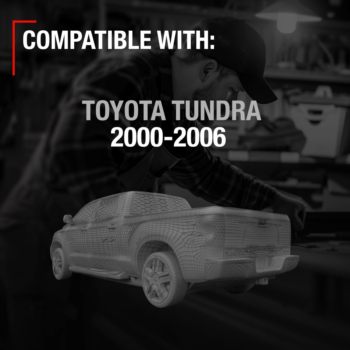 T1A handle installed on Toyota Tundra demonstrating OEM compatibility