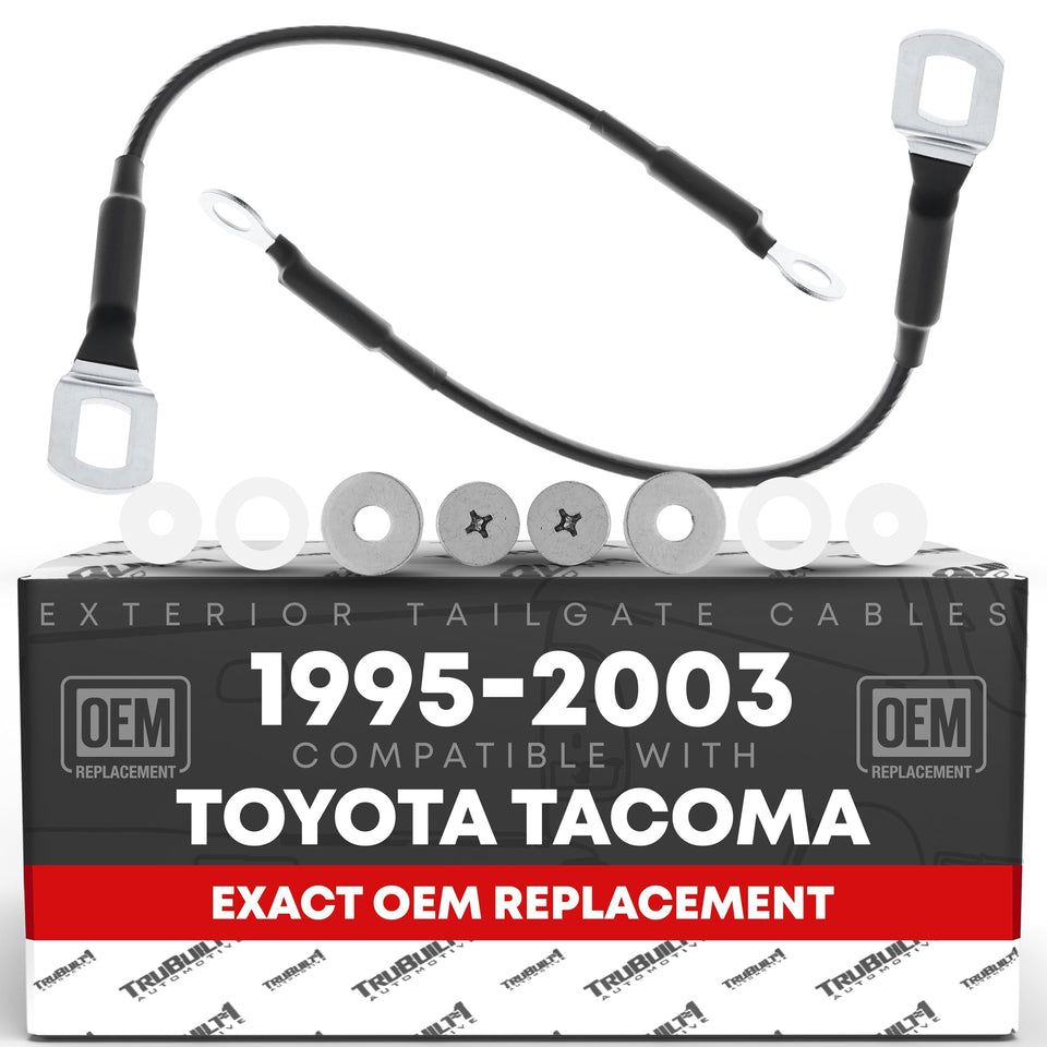 T1A front view of replacement cables showing OEM fit and secure support