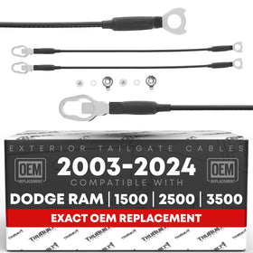 T1A tailgate cable front packaging showing OEM-fit benefits