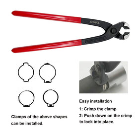 Tabazy clamp closeup showing ear detail and corrosion resistant finish