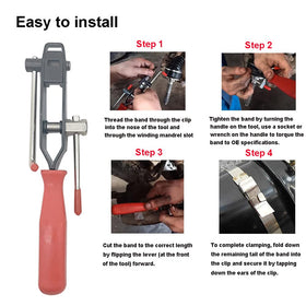 tabazy built-in cutter trimming excess band for neat finish