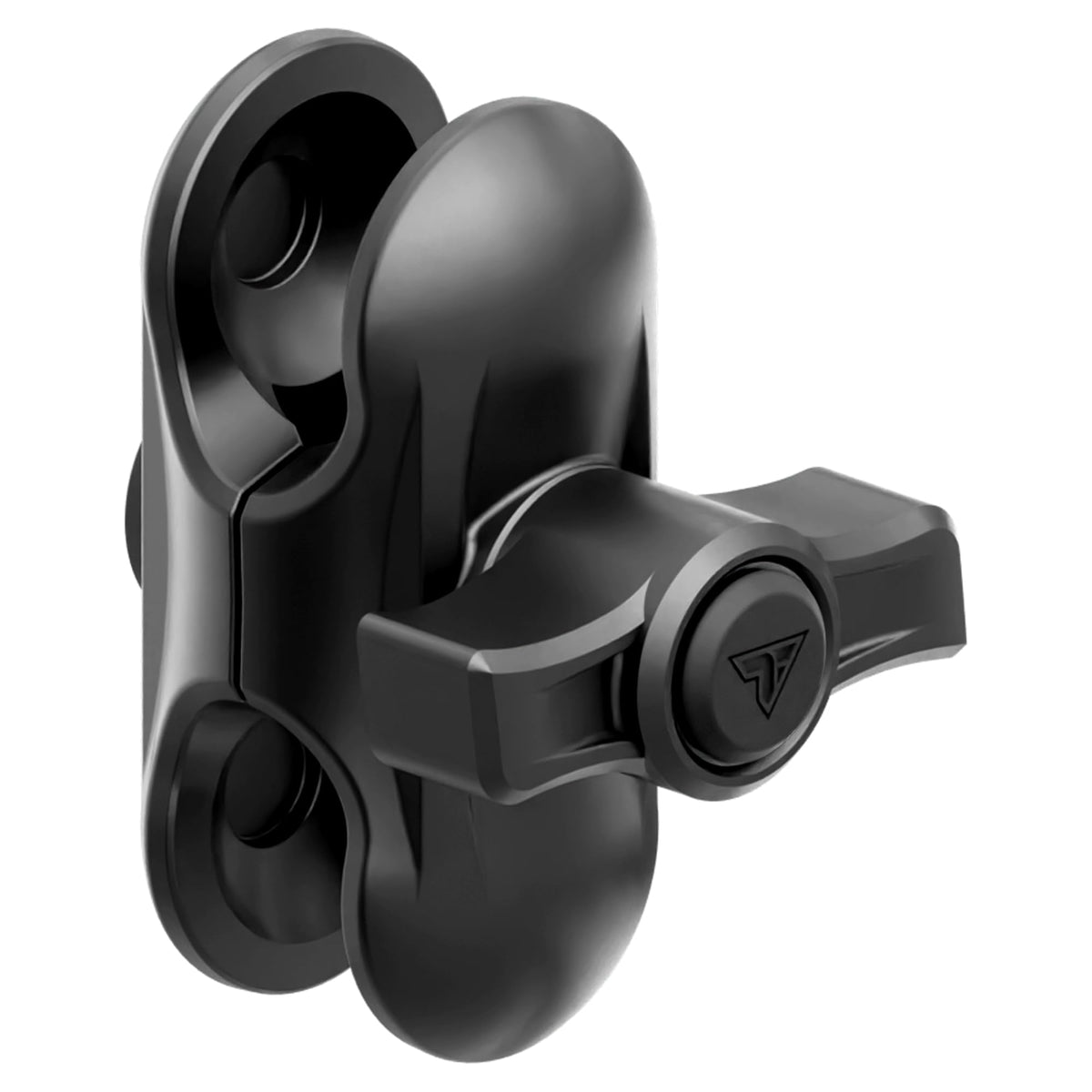 Tackform 20 Series front view showing dual 20mm sockets and secure fit benefit