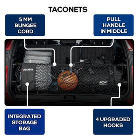 TacoNets heavy-duty hook detail showing secure attachment to anchors benefit