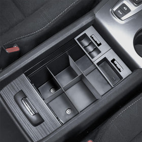 TACOBRO top view divider holding phone and coins for easy access