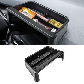 TACOBRO front view of dashboard organizer showing clean storage benefit