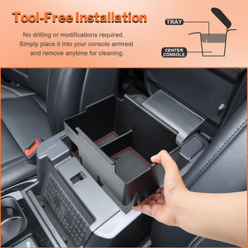 TACOBRO installed in Explorer console with lid open preserving port access