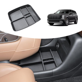 TACOBRO installed top view revealing divided compartments for easy access