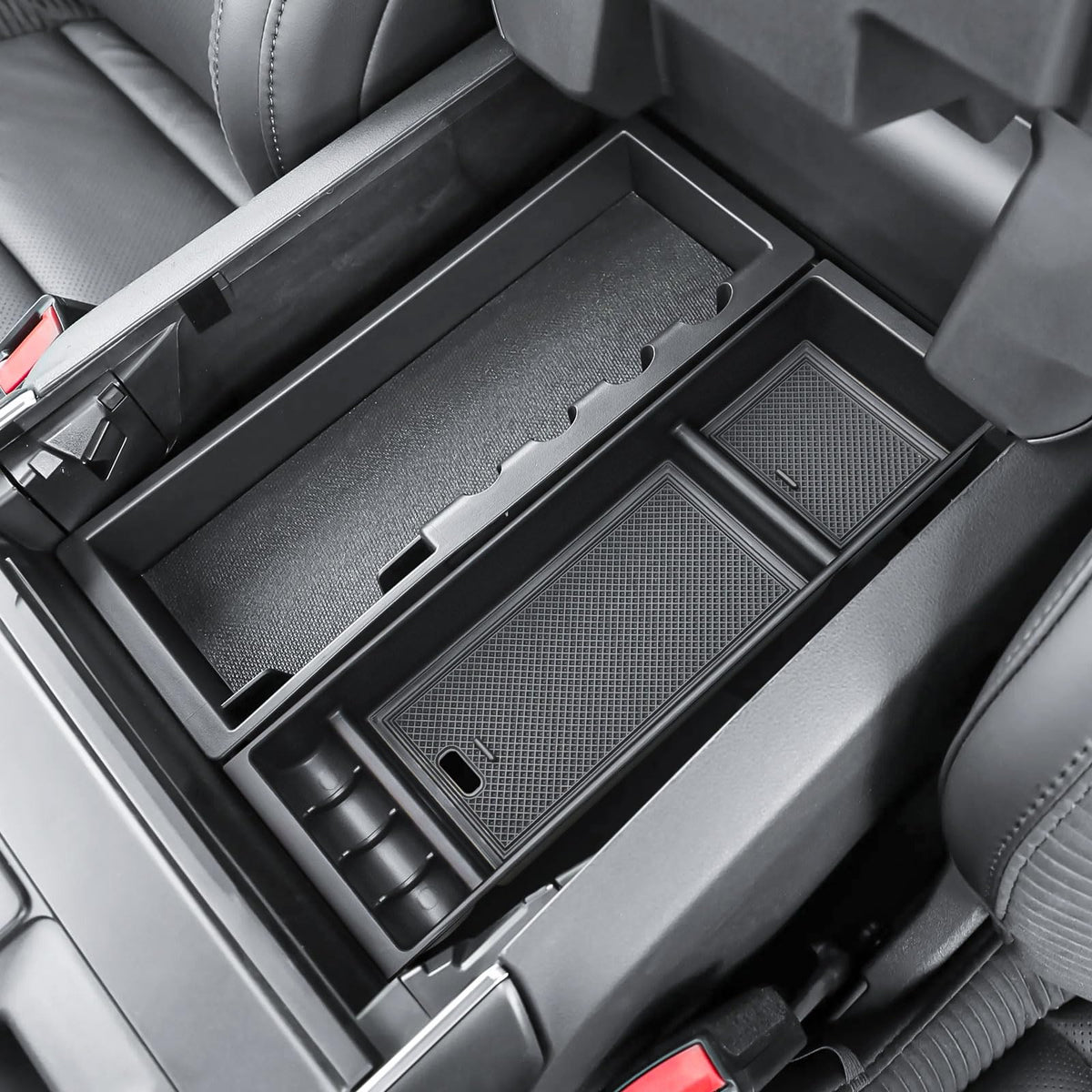 TACOBRO removable rubber liners detail reducing rattles and protecting items