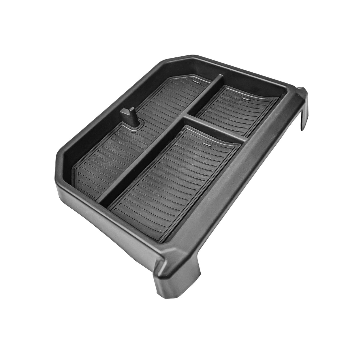 TACOBRO tray next to coins and wallet for scale, shows usable capacity