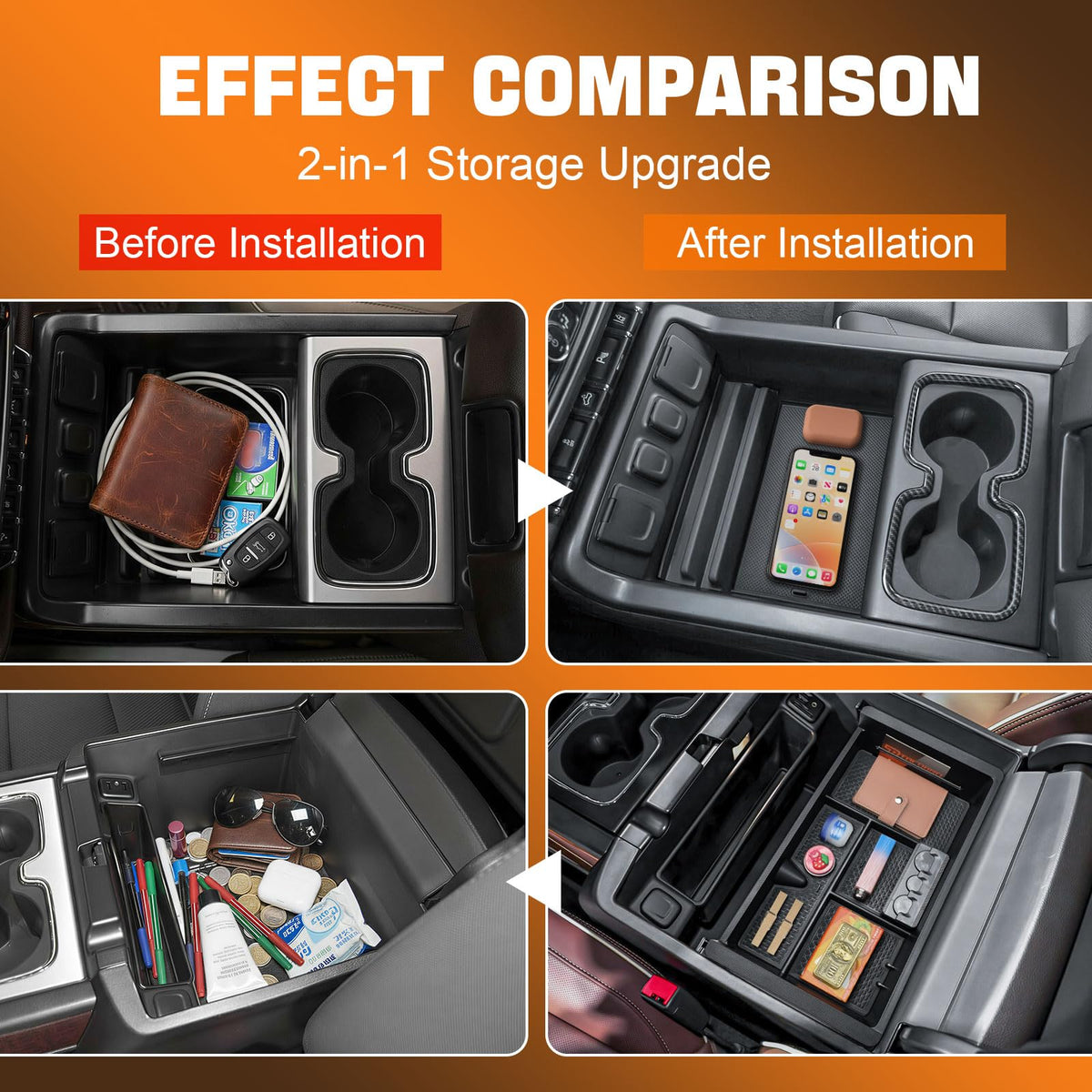TACOBRO secret compartment open revealing hidden storage for valuables and reduced clutter