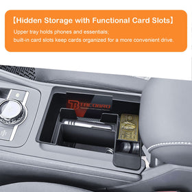 TACOBRO side profile installed flush with Tiguan console preserving factory look