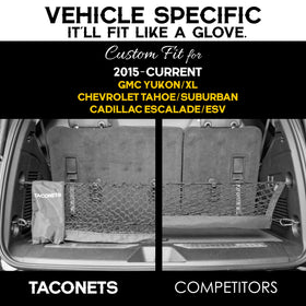 TacoNets over-engineered hooks and attachments demonstrating secure anchoring benefit