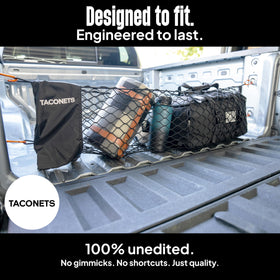 TacoNets securing fishing gear and tackle to prevent tangles and damage