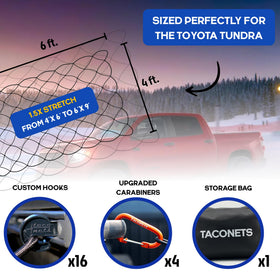 TacoNets upgraded carabiner hardware detail for reliable anchoring
