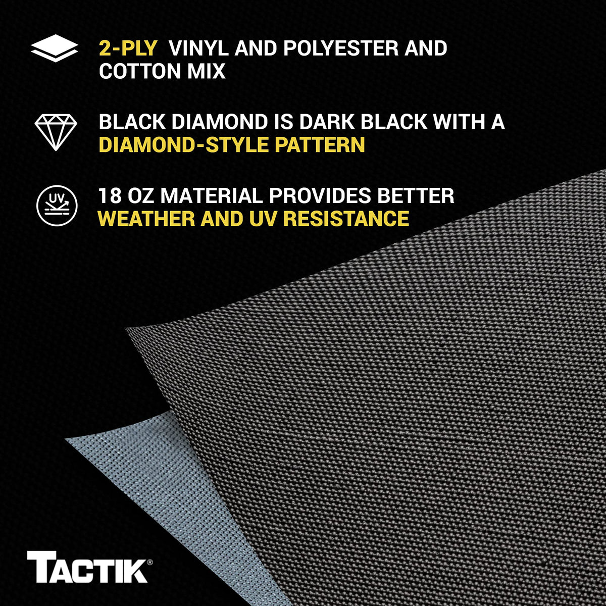 TACTIK detailed shot of tinted 20 mil side window showing clarity and sun reduction