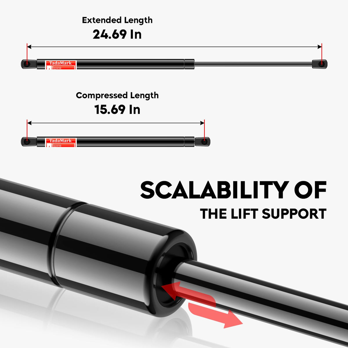 TadaMark ball-stud attachment close-up illustrating easy snap-on installation and reliability