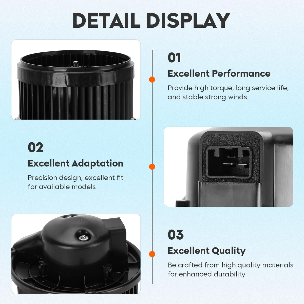 TadaMark fan cage closeup highlighting balanced blades for consistent airflow