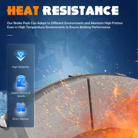 TadaMark close-up of friction surface highlighting even wear and heat dispersion