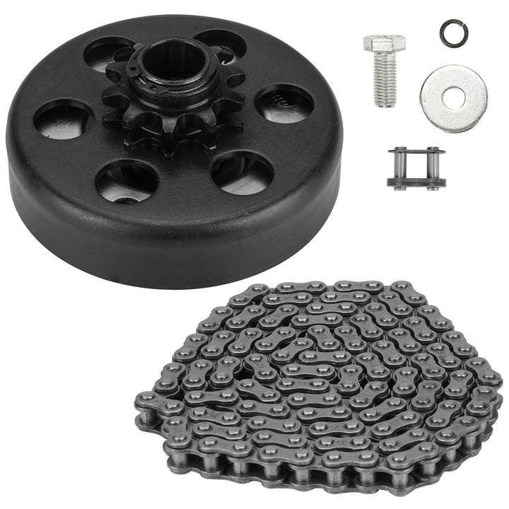 TadaMark clutch front view showing sprocket, quick visual fit benefit