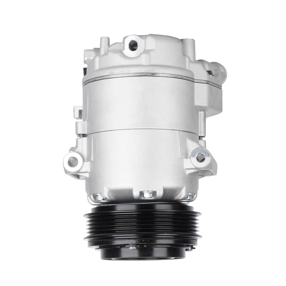 TadaMark compressor front view showing full unit and mounting points for quick fit verification