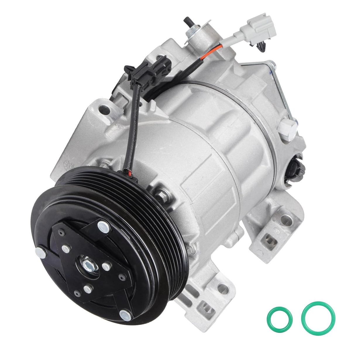 TadaMark compressor front view showing full assembly and fitment benefit