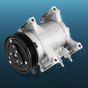 TadaMark compressor next to ruler showing compact size for fitment