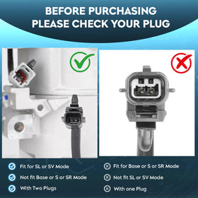 TadaMark compressor with two plugs visible for easier electrical matching