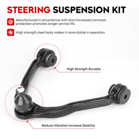TadaMark control arm close-up welds highlighting reinforced steel durability