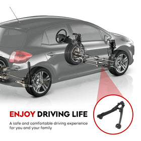 TadaMark passenger side control arm displaying mounting points and fitment assurance