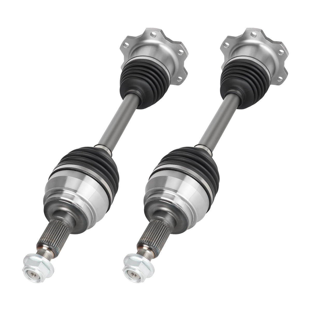 TadaMark front axles packaging showing both shafts and hardware for easy identification