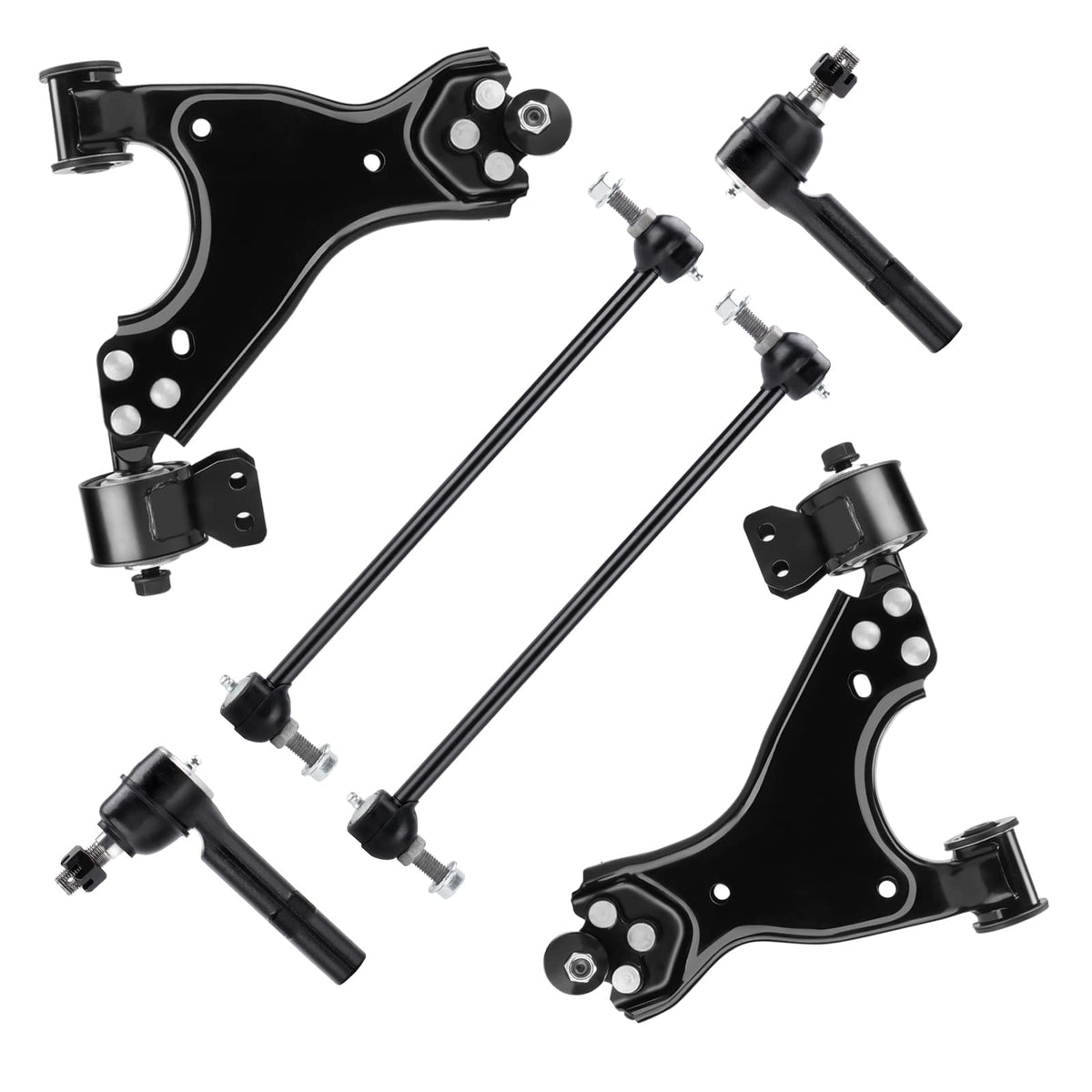 TadaMark front lower control arms packaging front view showing complete kit benefit