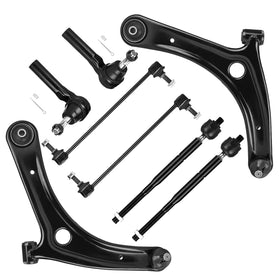 TadaMark front lower control arms packaging showing complete kit and benefit fast replacement