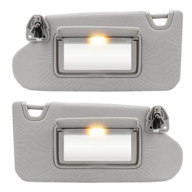 TadaMark front visors pair in gray showing clean OEM-like fit