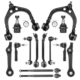 TadaMark front suspension kit packaging showing complete 14-piece set and labels for easy identification